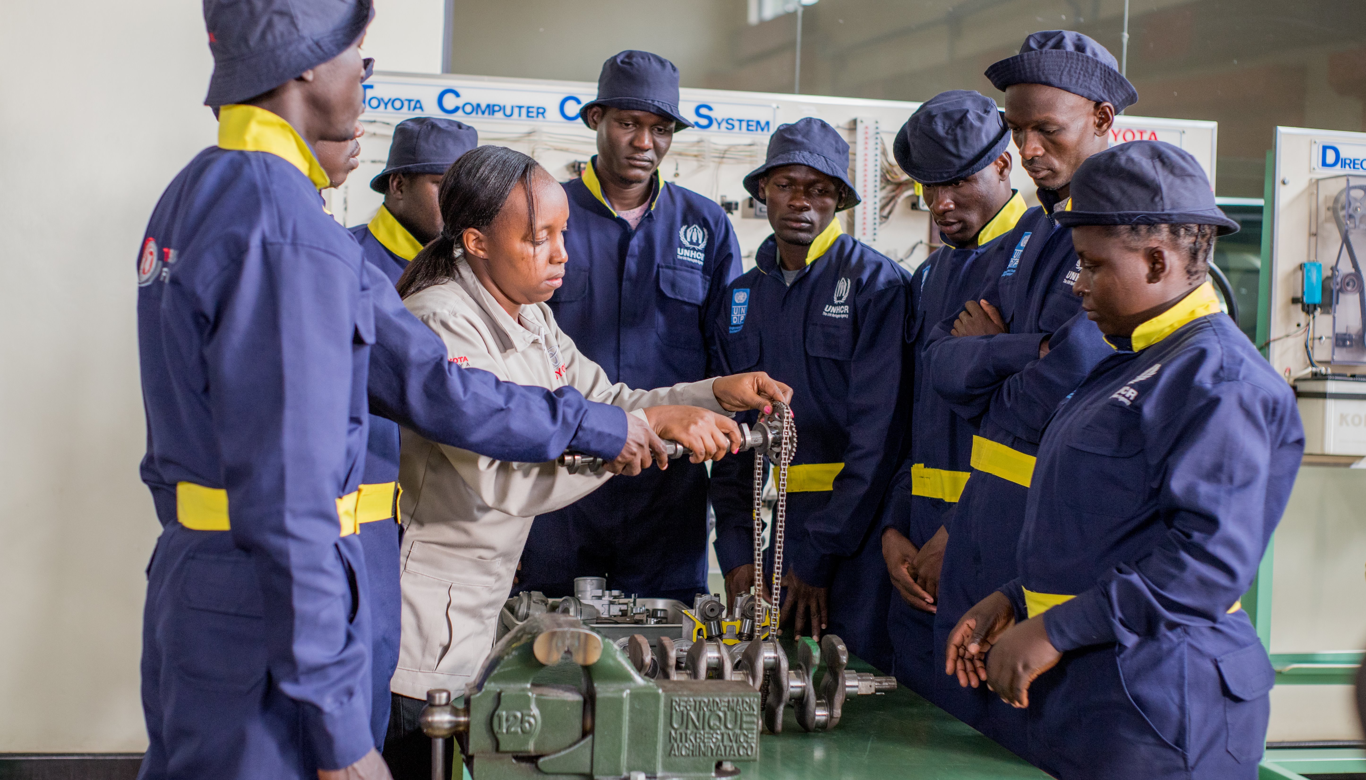 Read 'UP-SKILLING' YOUNG PEOPLE WITH SKILLS IN AUTO-MECHANICS by UNDP Kenya