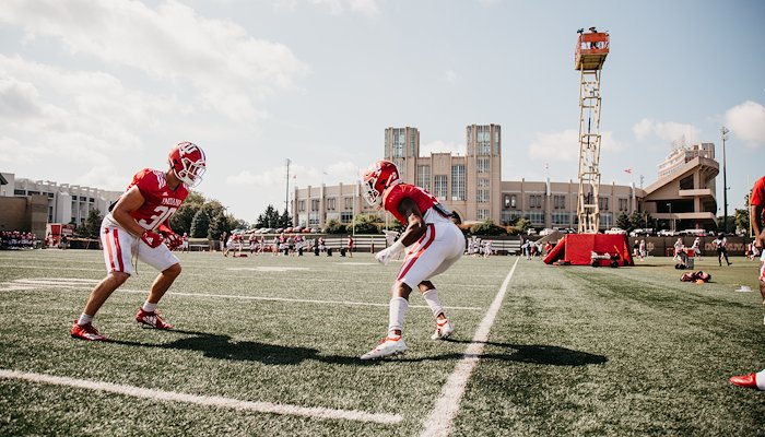 Read INDIANA FOOTBALL FALL CAMP by Marie Obsuna