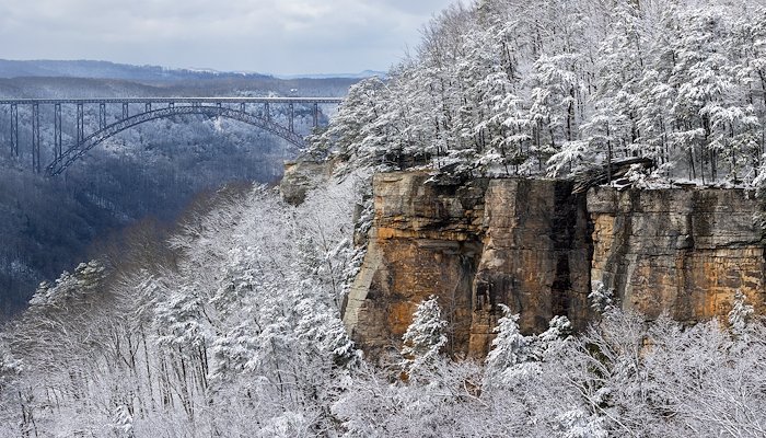 Read New River Gorge in winter by Scott Richardson