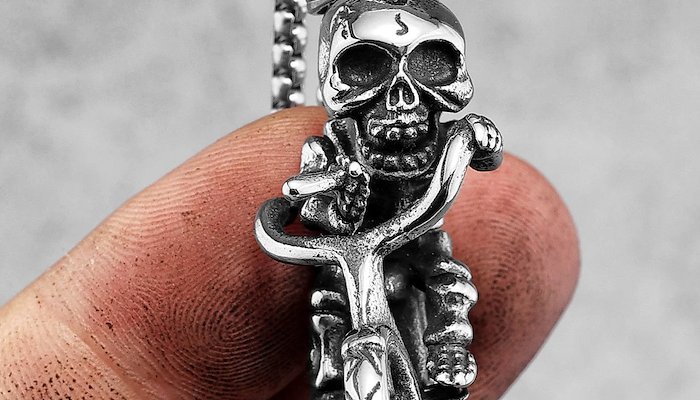 Read What are some iconic designs featured in biker pendants? by Peter Astle