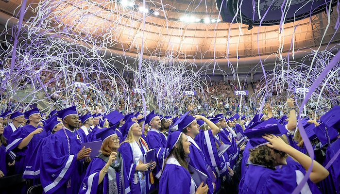 Read Behind the Scenes at TCU Graduation by Megan Murphey-Jones