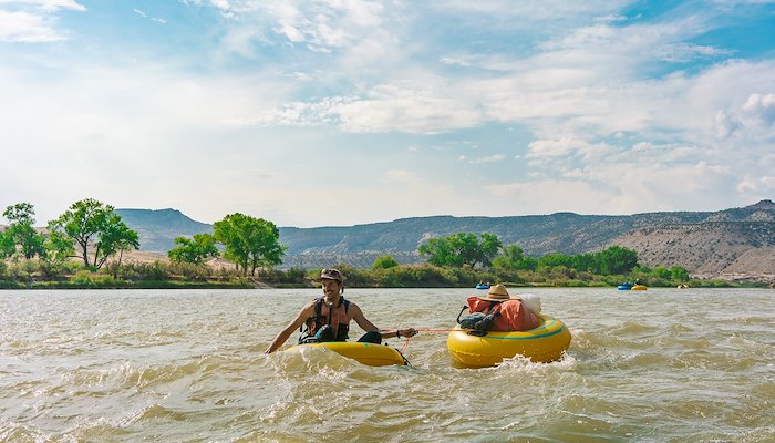 Read A 25-mile, self-supported, tube-only, river trip. by Kyle Frost