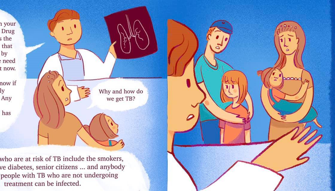 Read Story and Coloring Books Teach Lessons about TB Recovery in the Philippines by URC