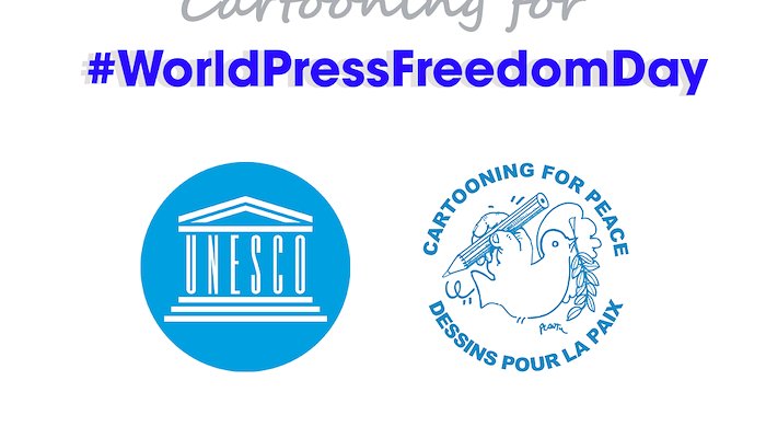 Read Cartooning for #WorldPressFreedomDay by UNESCO