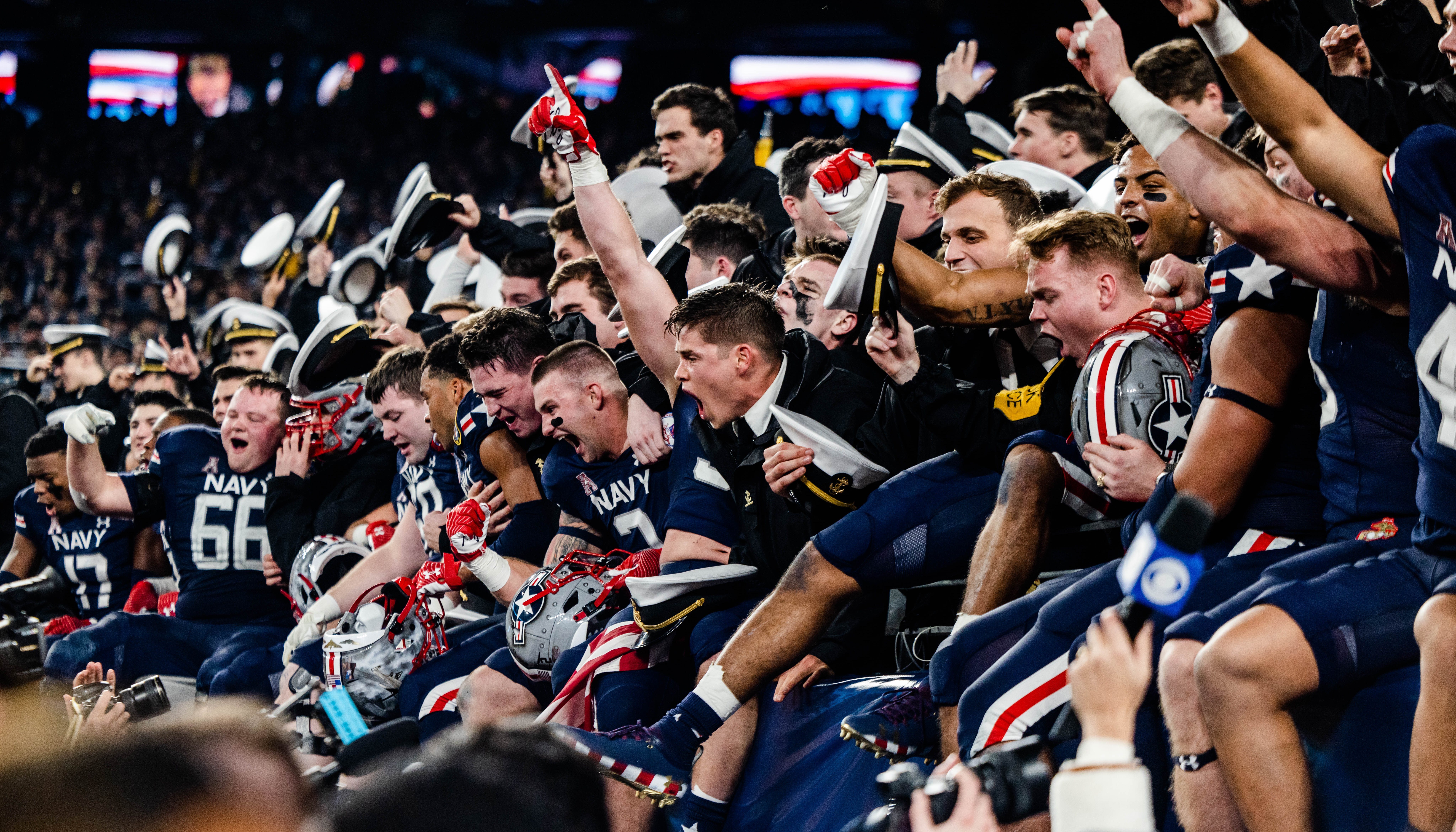 Read Navy Football Beats Army by Jordan Albright