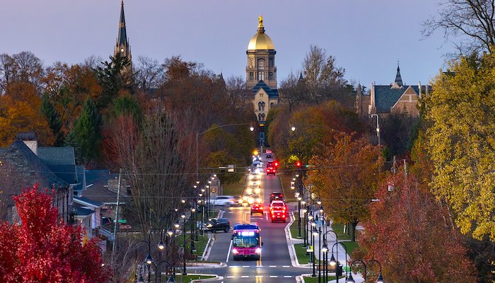 Read A season's send-off by Notre Dame Stories