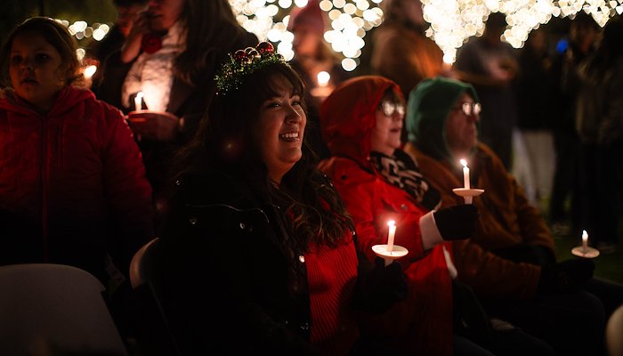 Read Hilltop Holiday Happenings by St. Edward's University