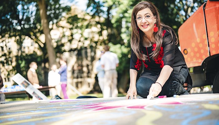Read Siona Benjamin Brings Art and Joy to Lehigh by Robert Nichols