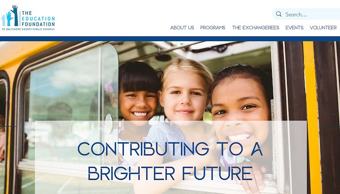 Read Mission Moment: The foundation unveils its new website by Team BCPS