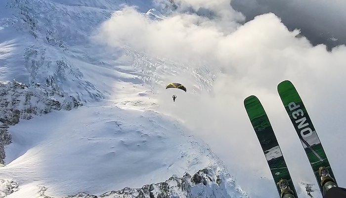 Read Skiing and Flying in Chamonix by KAVU