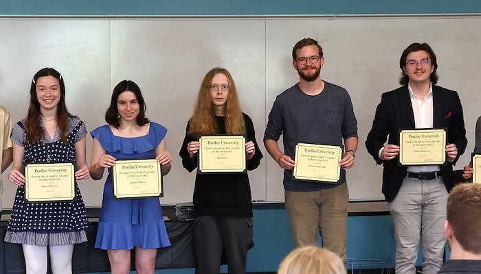 Read Purdue Mathematics Student Awards by Emily Kinsell