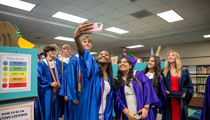 Read Seniors Return to Elementary Roots During Annual Clap-Out by Justin Elbert