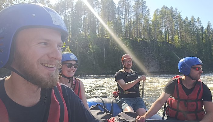 Read Wild Rafting en Oulanka con basecamp Oulanka en el río Kitjajoki en Kuusamo, Finlandia by Sergi Tur Badenas