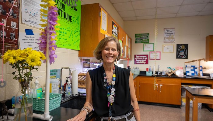 Read Jennifer Dendinger Lights the Way for Klein Oak Students by Justin Elbert