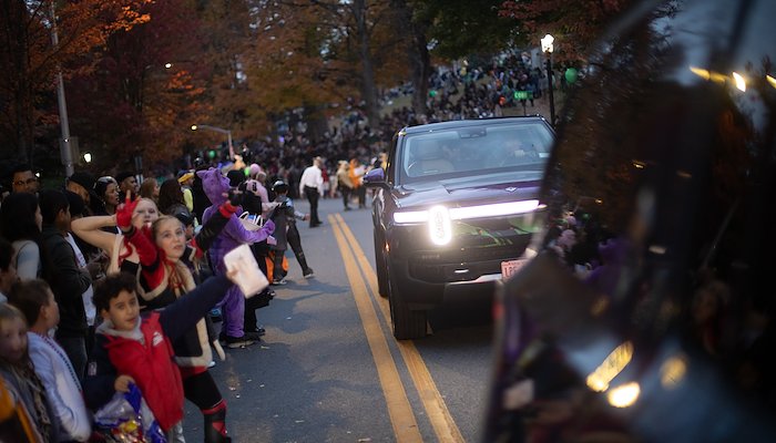 Read Hitting the Road with Halloween Mode by Rivian