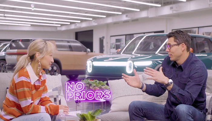 Read RJ Scaringe on No Priors by Rivian