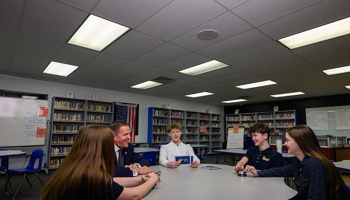 Read MIDDLE SCHOOLERS PUT PRESIDENT BENSON TO THE TEST by Matt Sunday