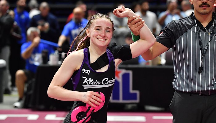 Read Klein Cain’s Alia Baker Shines at State Wrestling Meet by Justin Elbert