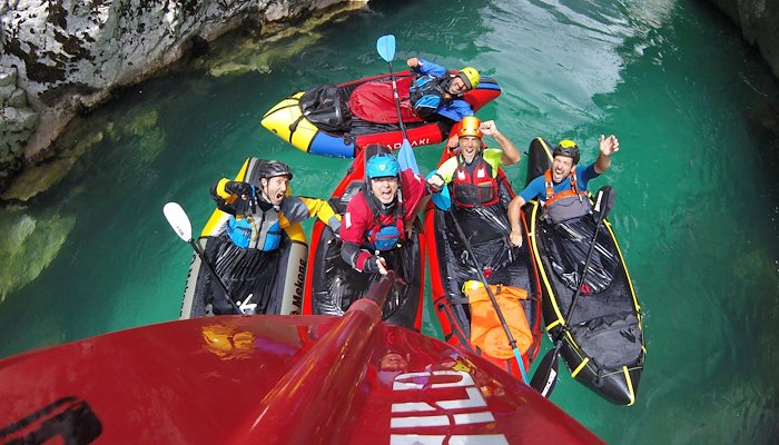 Read Rivière Soča. Packraft dans la section Otona - Kobarid by Sergi Tur Badenas