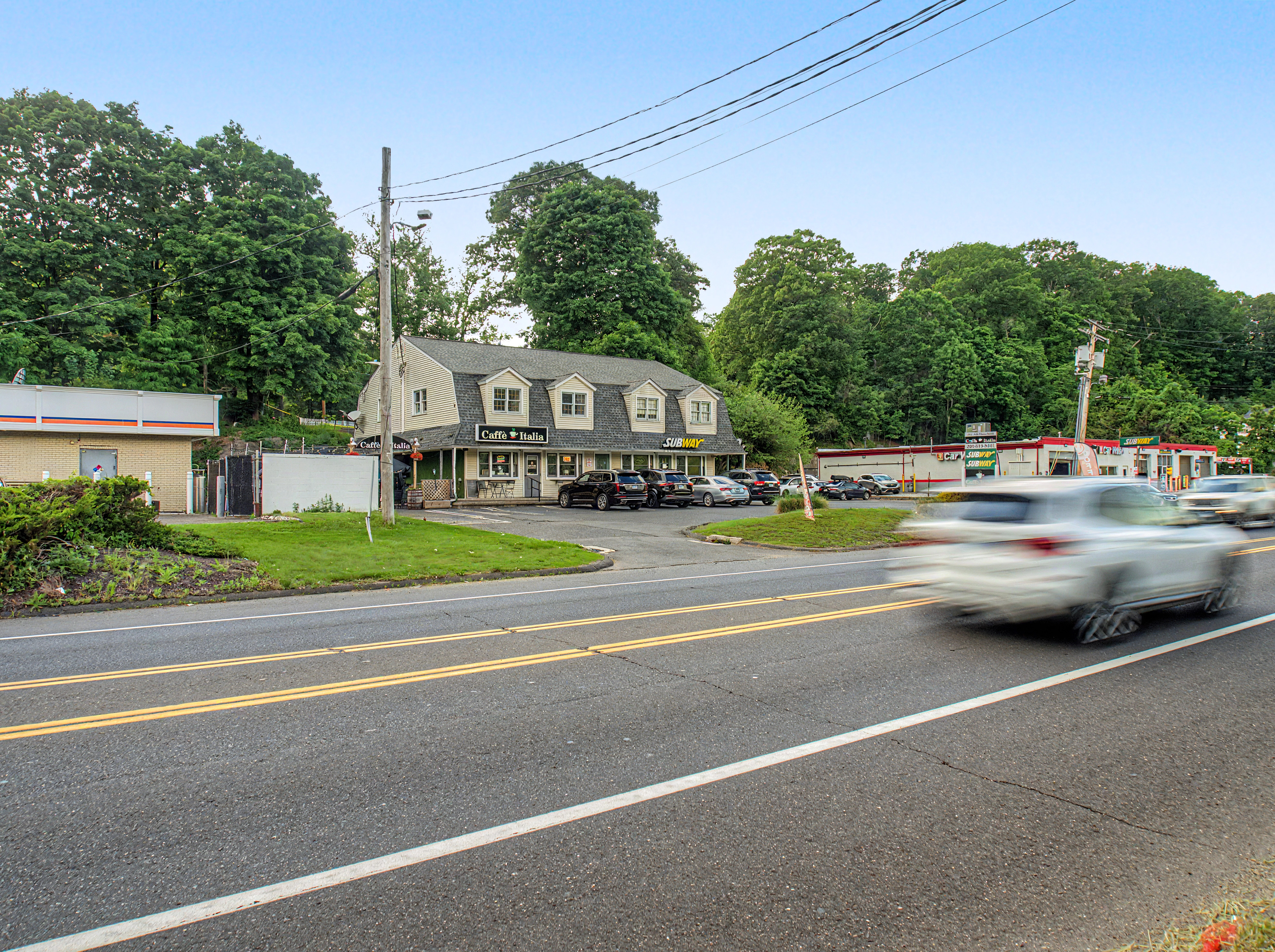 Commercial property in Shelton, Connecticut, photographed by Ari Lee