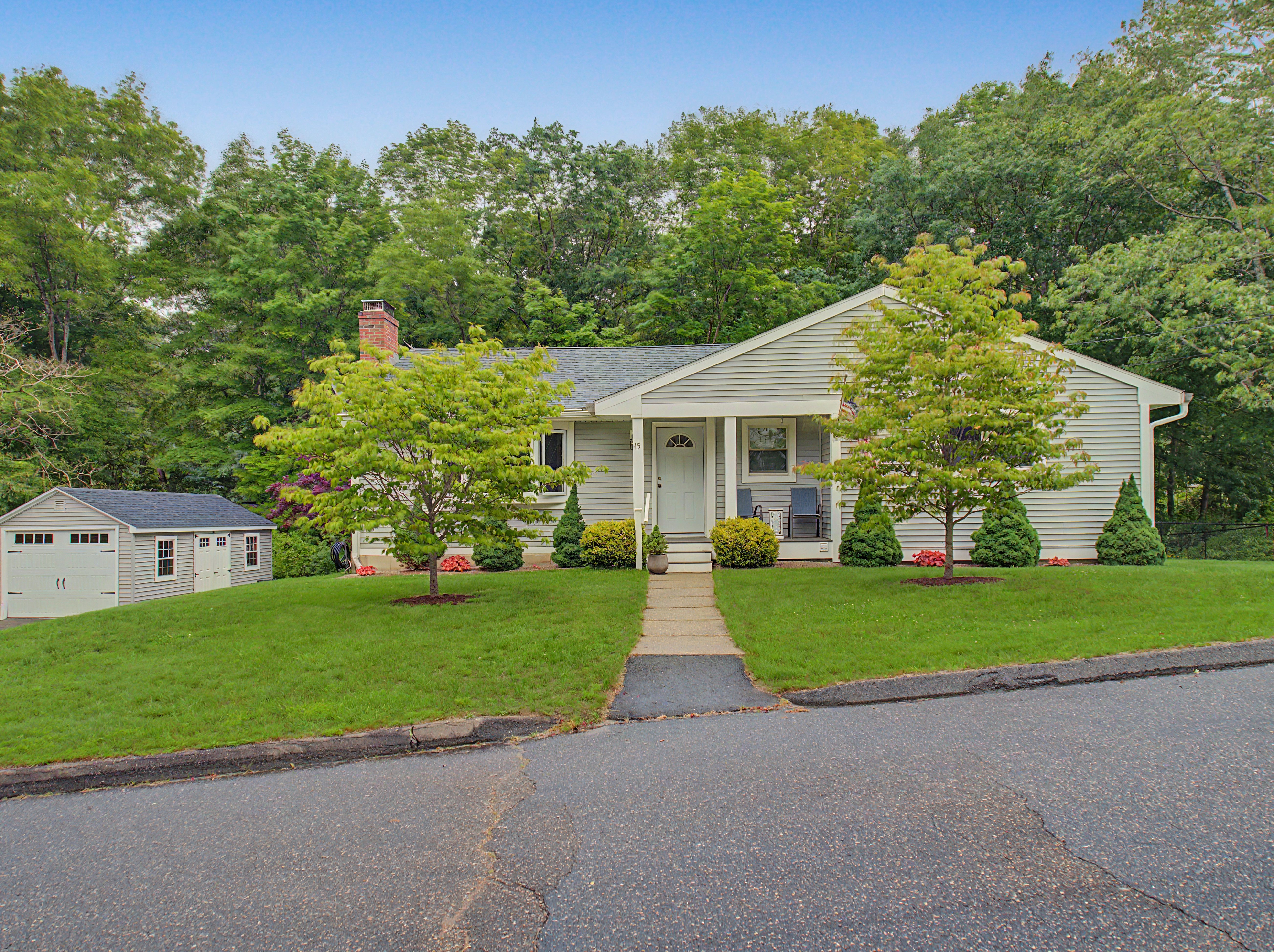 Home in Deep River, Connecticut, photographed by Ari Lee