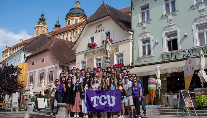 Read Roach Honors Students Start Their TCU Journey in Vienna by Megan Murphey-Jones